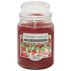 19 oz. Sparkling Holly Berries Jar Candle