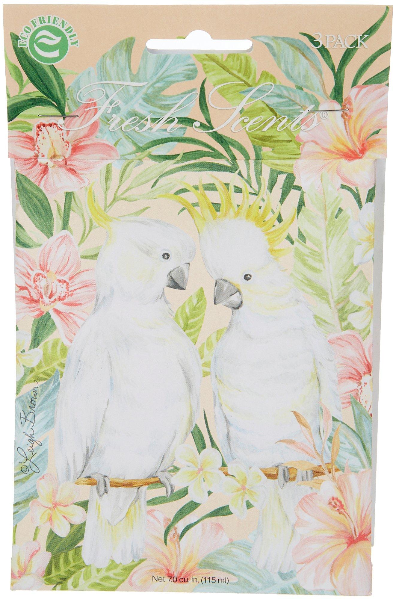 3 Pk Love Birds Scented Satchet Set