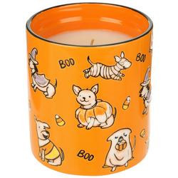 11 Oz Dogs In Costumes Stoneware Candle