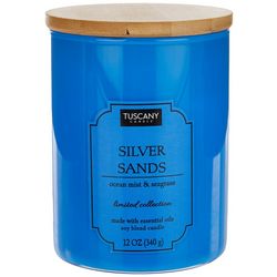 Tuscany 12 Oz. Silver Sands Jar Candle
