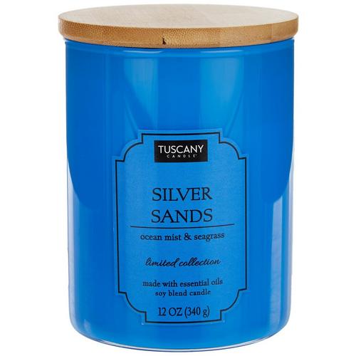 Tuscany 12 Oz. Silver Sands Jar Candle