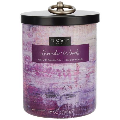 Tuscany 14 Oz. Lavender Woods Jar Candle