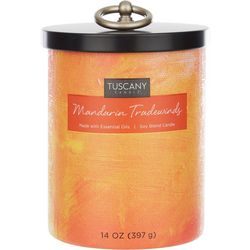 Tuscany 14 Oz. Mandarin Tradewinds Jar Candle
