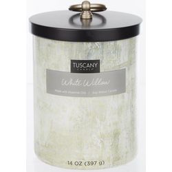 Tuscany 14 Oz. White Willow Jar Candle