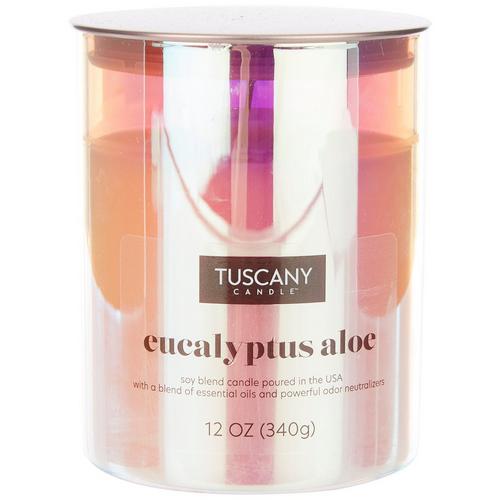Tuscany 12 Oz. Eucalyptus Aloe Jar Candle