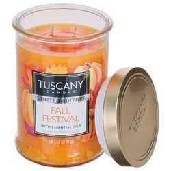 Tuscany 18 oz. Fall Festival Two Wick Jar Candle