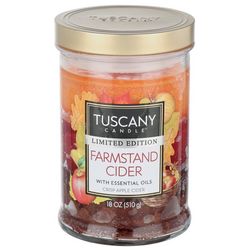 Tuscany 18 oz. Harvest Farmstand Cider Jar Candle