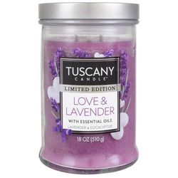 Tuscany 18 oz. Love & Lavender Two Wick Jar Candle