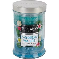 Tuscany 18 oz. Caribbean Waters Jar Candle