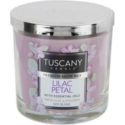 Tuscany 14 oz. Lilac Petal Soy Blend Jar Candle