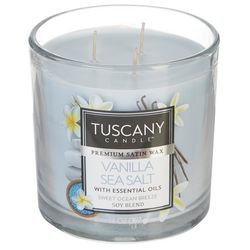 Tuscany 14 oz. Vanilla Sea Salt Soy Blend Jar Candle
