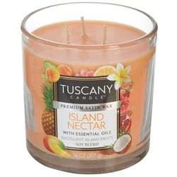 Tuscany 14 oz. Island Nectar Soy Blend Jar Candle