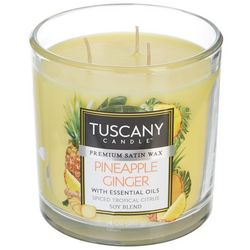 Tuscany 14 oz. Pineapple Ginger Soy Blend Jar Candle