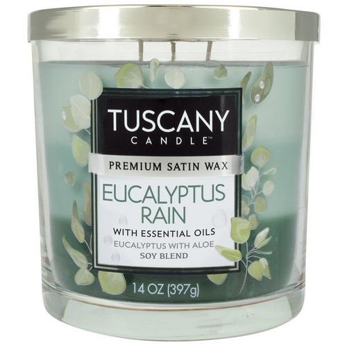 Tuscany 14 oz. Eucalyptus Rain Jar Candle