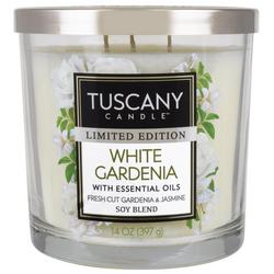 14 oz. White Gardenia Jar Candle