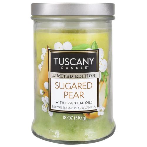 18 oz. Sugared Pear Jar Candle