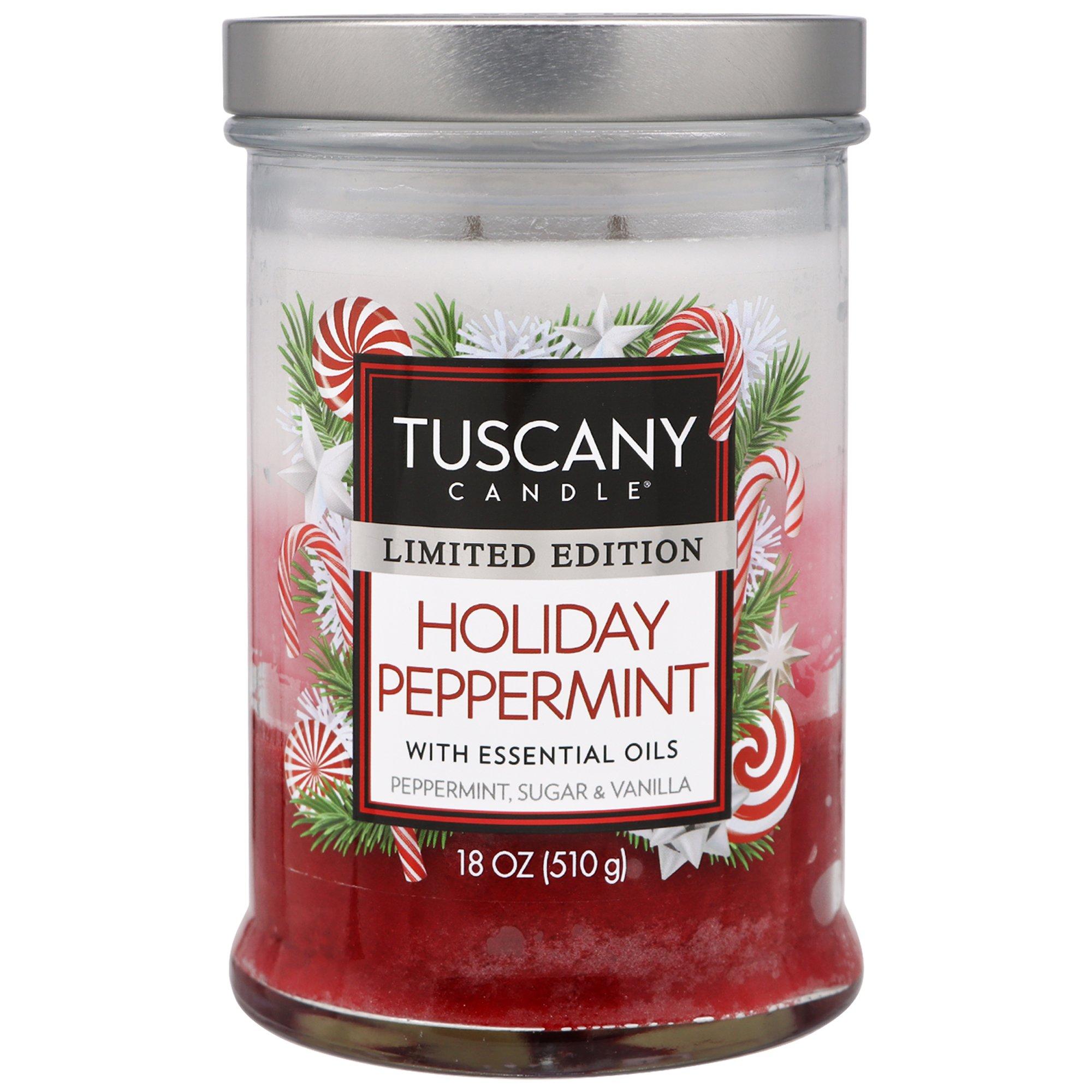 18 oz. Holiday Peppermint Jar Candle