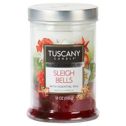 Tuscany 18 oz. Sleigh Bells Jar Candle