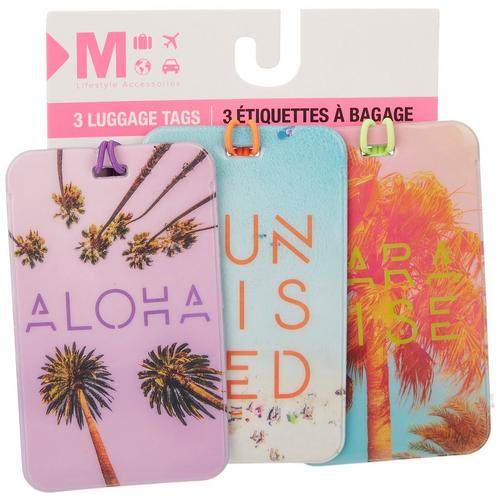 Lifestyle Accessories 3pk Q-Lavibes Luggage Tags