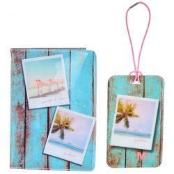 My Tagalongs 2 Pc Passport Wallet and Luggage Tag Set