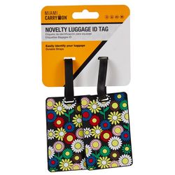 Miami Carry On 2-pc. Spring Floral Luggage Tag Set
