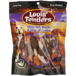 Lovin Tenders Chicken, Duck, and Liver Kabob Dog Treats