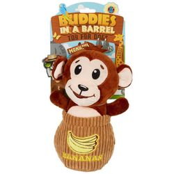 Bow Wow Pet Monkey Barrel Dog Toy