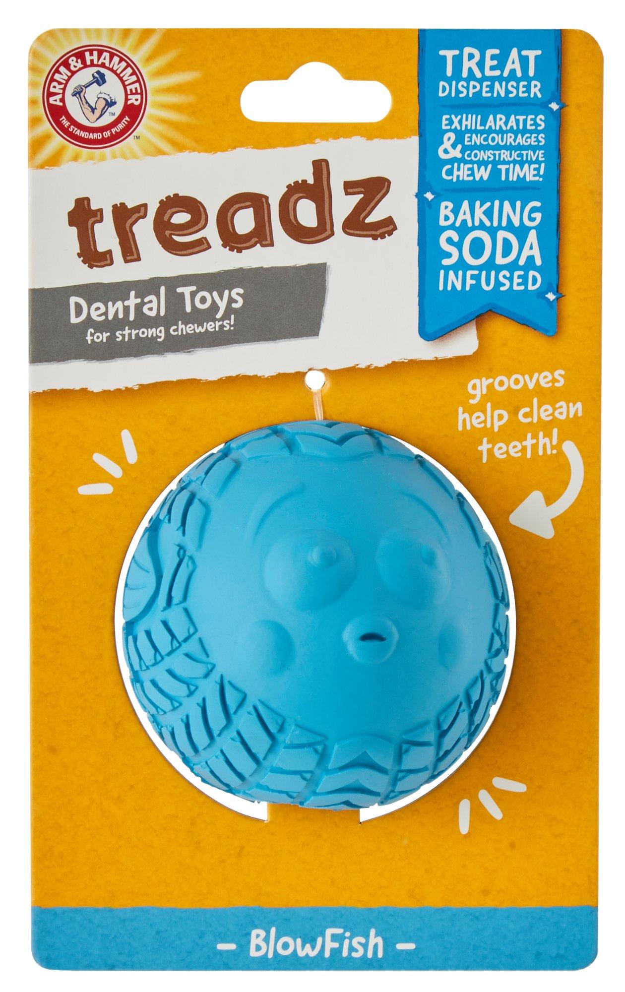 Arm & Hammer Treadz Blowfish Dental Dog Toy