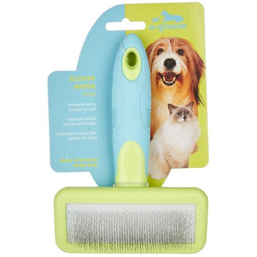 U-Groom Large Slicker Brush For Pets