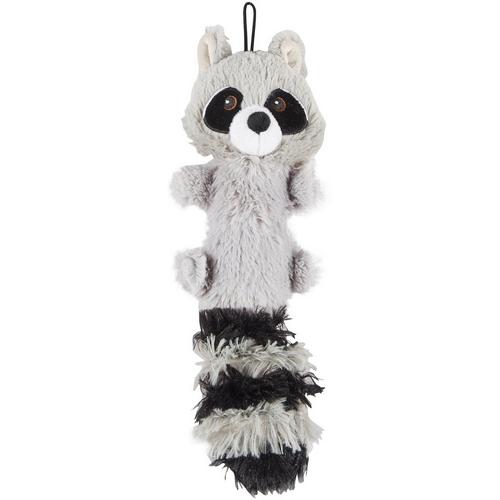 Bounce & Pounce Raccoon Squeaker Plush Dog Toy