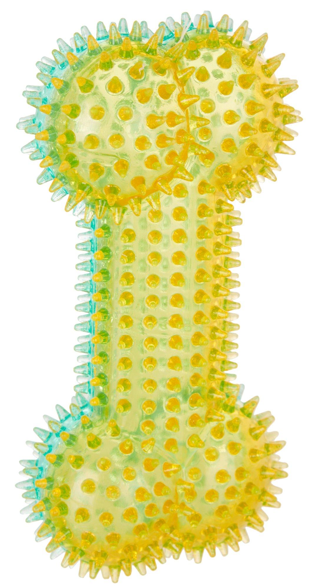 Play 365 Squeaky Spike Bone Dog Toy