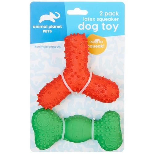 Animal Planet 2-pk. Squeaker Dog Toy Set