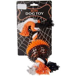Halloween Spikey Ball Rope Dog Toy