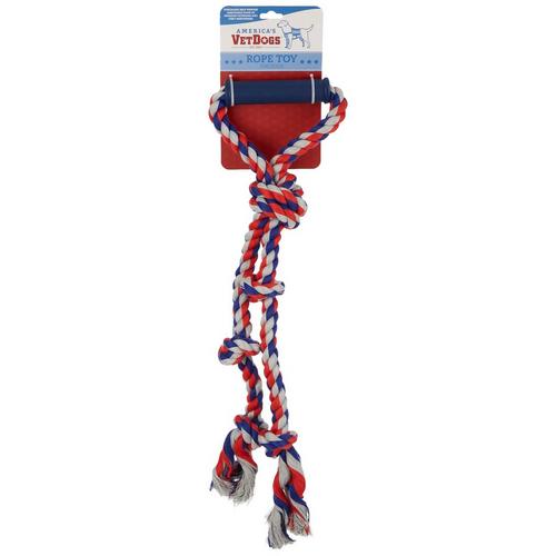 Americas Vet Dogs Double Knotted Rope Dog Toy