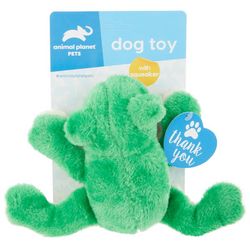 Animal Planet Pets Frog Squeakables Dog Toy