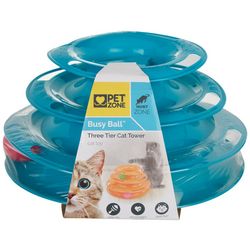 Pet Zone Busy Ball 3 Tier Cat Tower Cat Toy