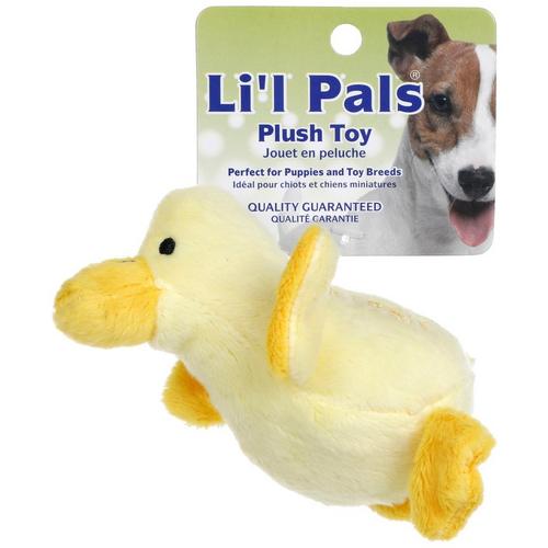 Lil Pals Plush Duck Dog Toy