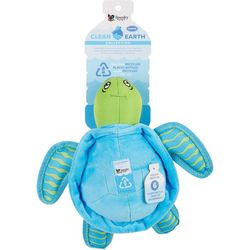 Spunky Pup Clean Earth Sea Turtle Dog Toy
