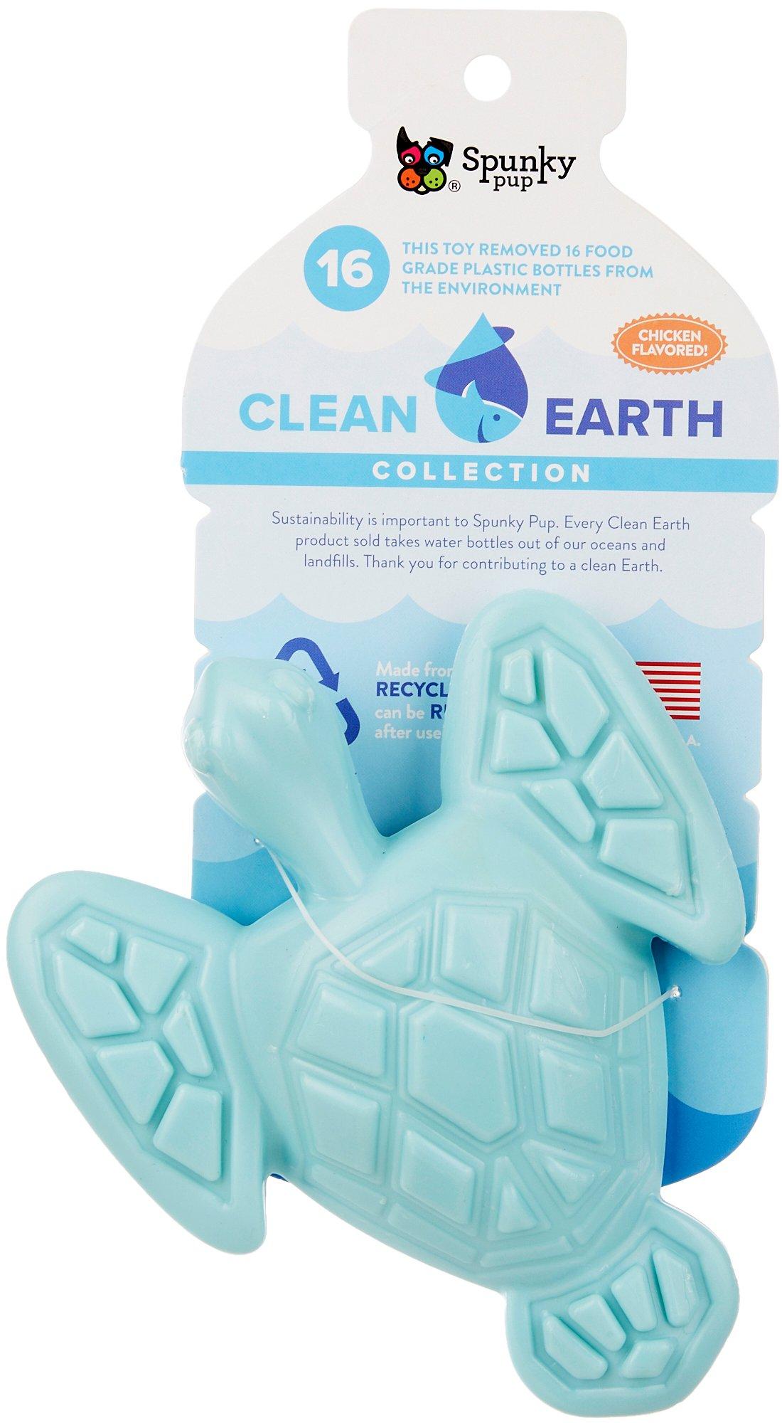 Spunky Pup Clean Earth Chicken Flavor Turtle Chew