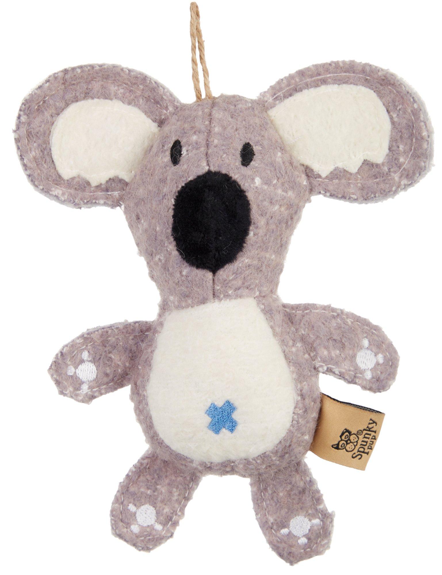 Spunky Pup Mini Woolie Koala Dog Toy