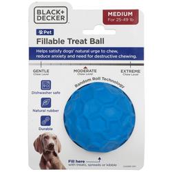Medium Fillable Treat Dog Ball