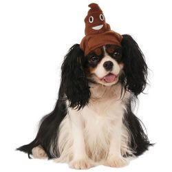 Rubie's Pet Shop Boutique Poop Emoji Dog Hat