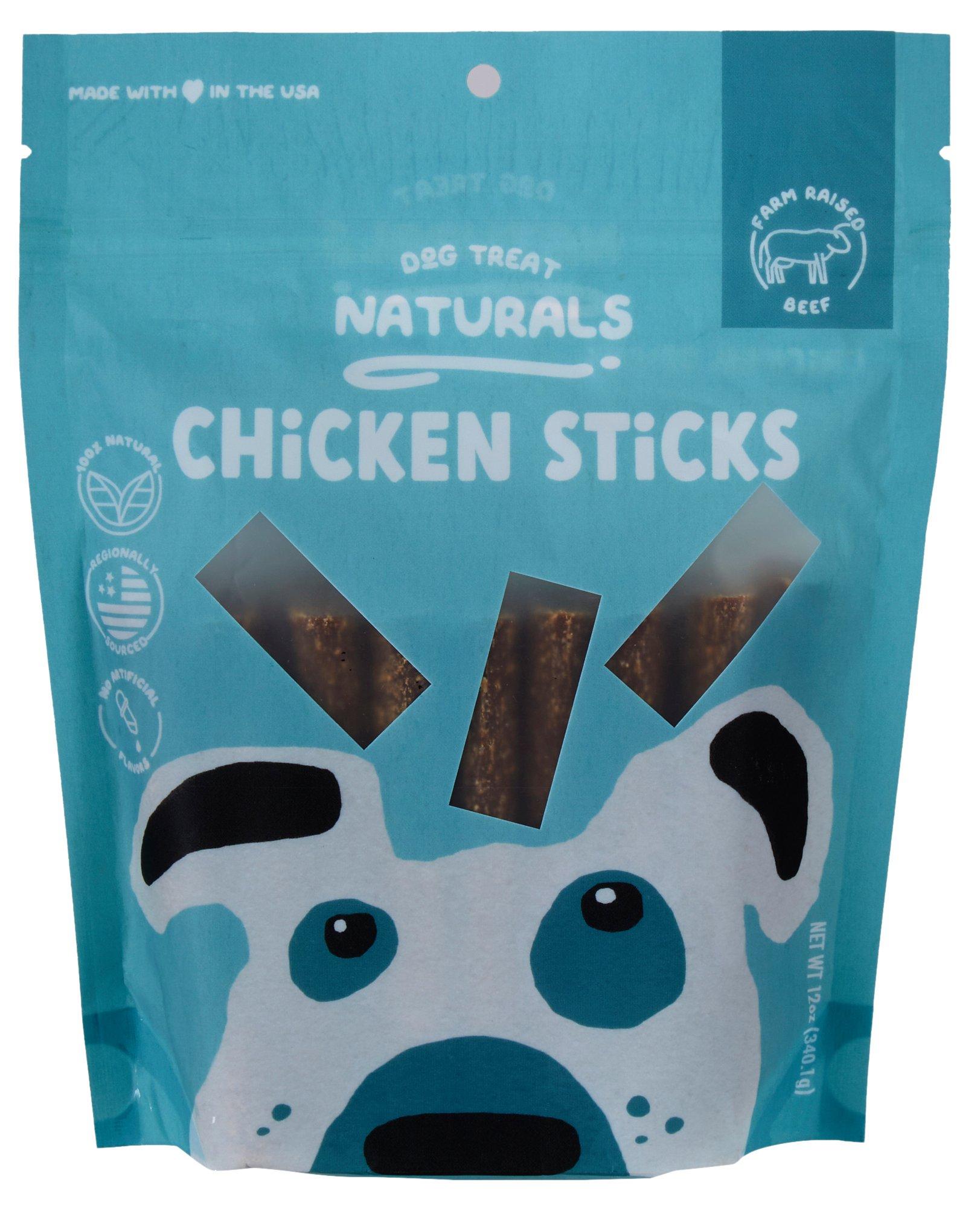 Dog Treat Naturals Chicken Sticks Dog Treats 12