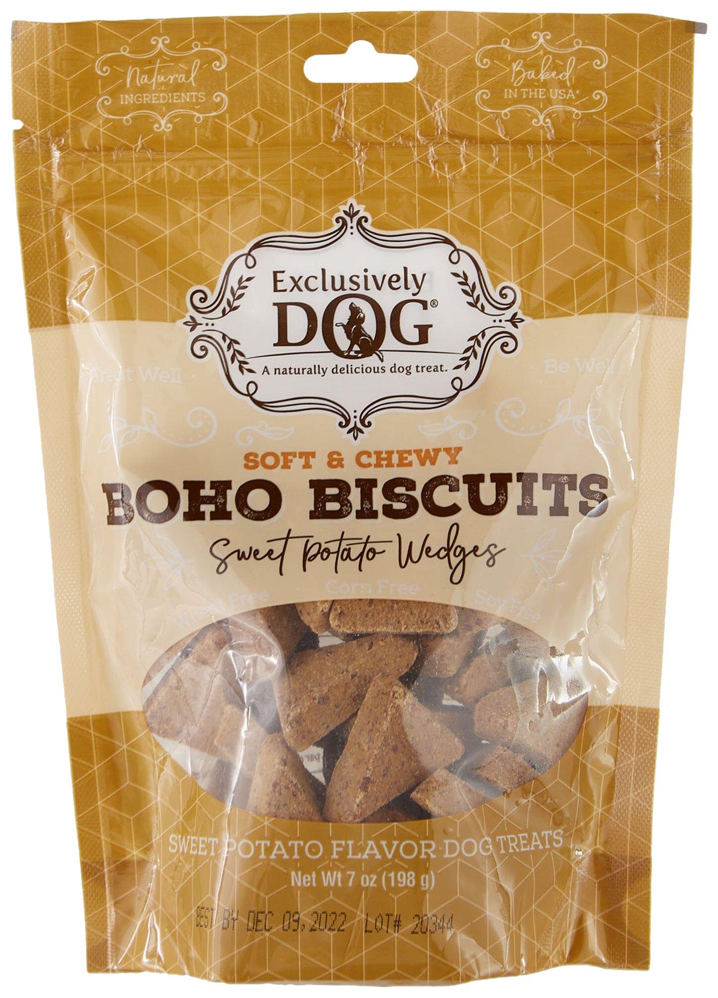 Exclusively Pet Boho Biscuits Sweet Potato Wedges Dog