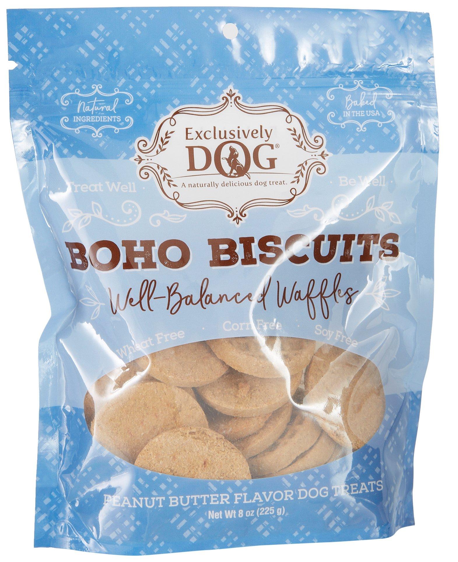 Exclusively Pet Boho Biscuits Peanut Butter Dog Treats