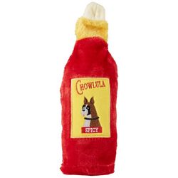 Zippy Paws Hot Sauce Chowlula Bottle Crusherz Dog Toy