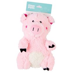 Zippy Paws Cheeky Chumz Pig Plush Dog Toy