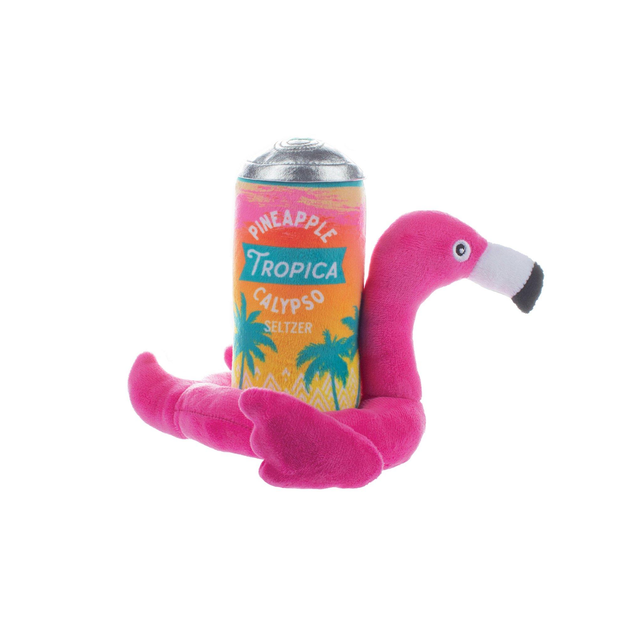 2 Pc. Pool Days Flamingo Squeaker Dog Toy Set