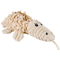 Petlou 9'' Natural Crocodile Dog Toy