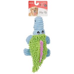 Petlou 12'' Pastel Crocodile Dog Squeakable Toy